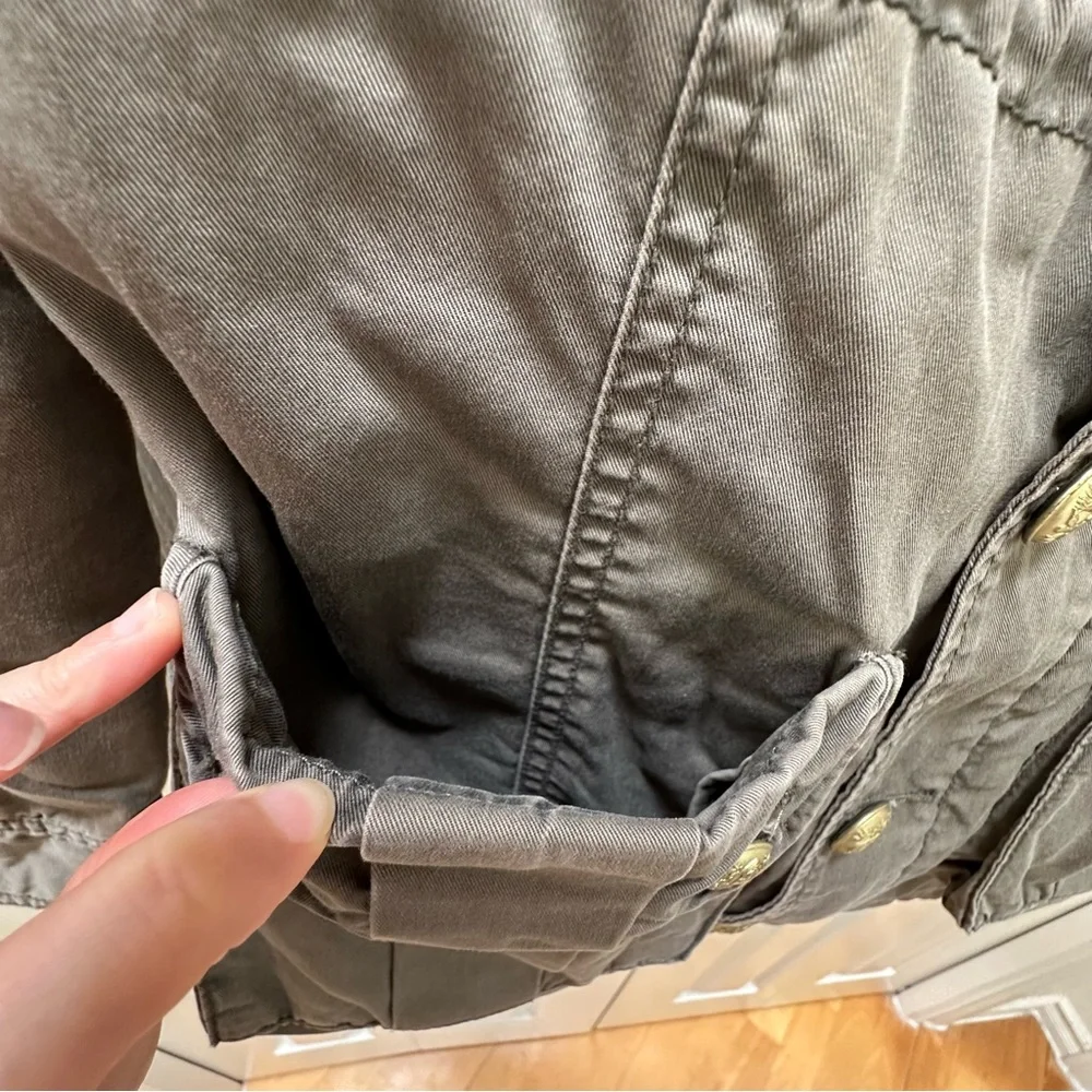 Women's Military Style Jacket in Green S - Picture 7 of 13